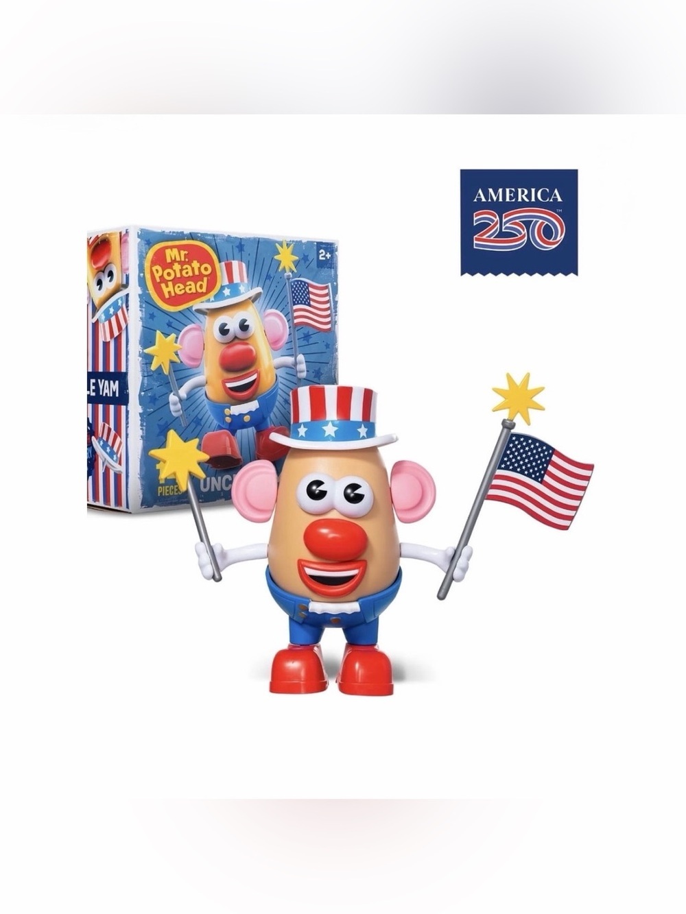Mr. Potato Head Uncle Yam, 250th USA Birthday Uncle Sam Edition 2026 Collectible